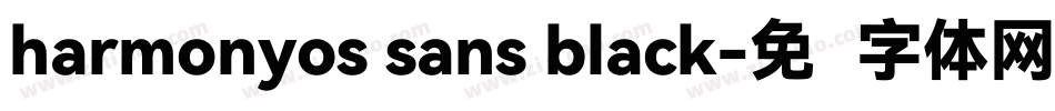 harmonyos sans black字体转换